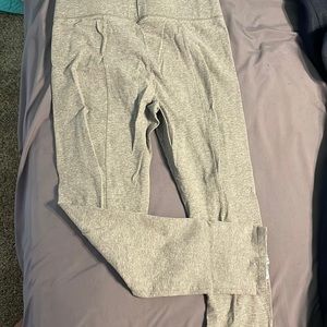 Women’s Aerie Basic Grey Zipper Detail Leggings